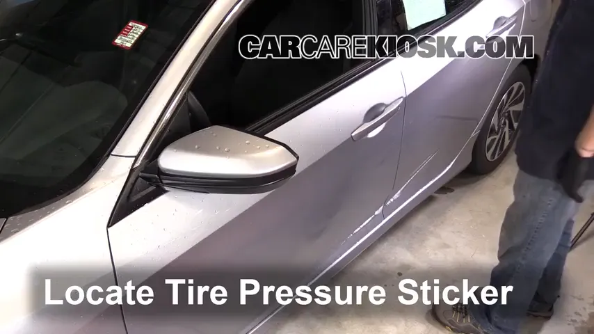 2018 Honda Civic LX 2.0L 4 Cyl. Hatchback Tires & Wheels Check Tire Pressure